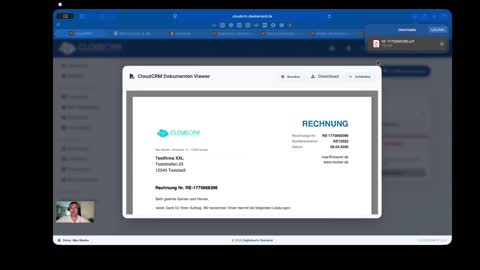 Vorschaubild zu ZUGFeRD E-Rechnungen in Sekunden erstellen: Live-Demo mit CloudCRM